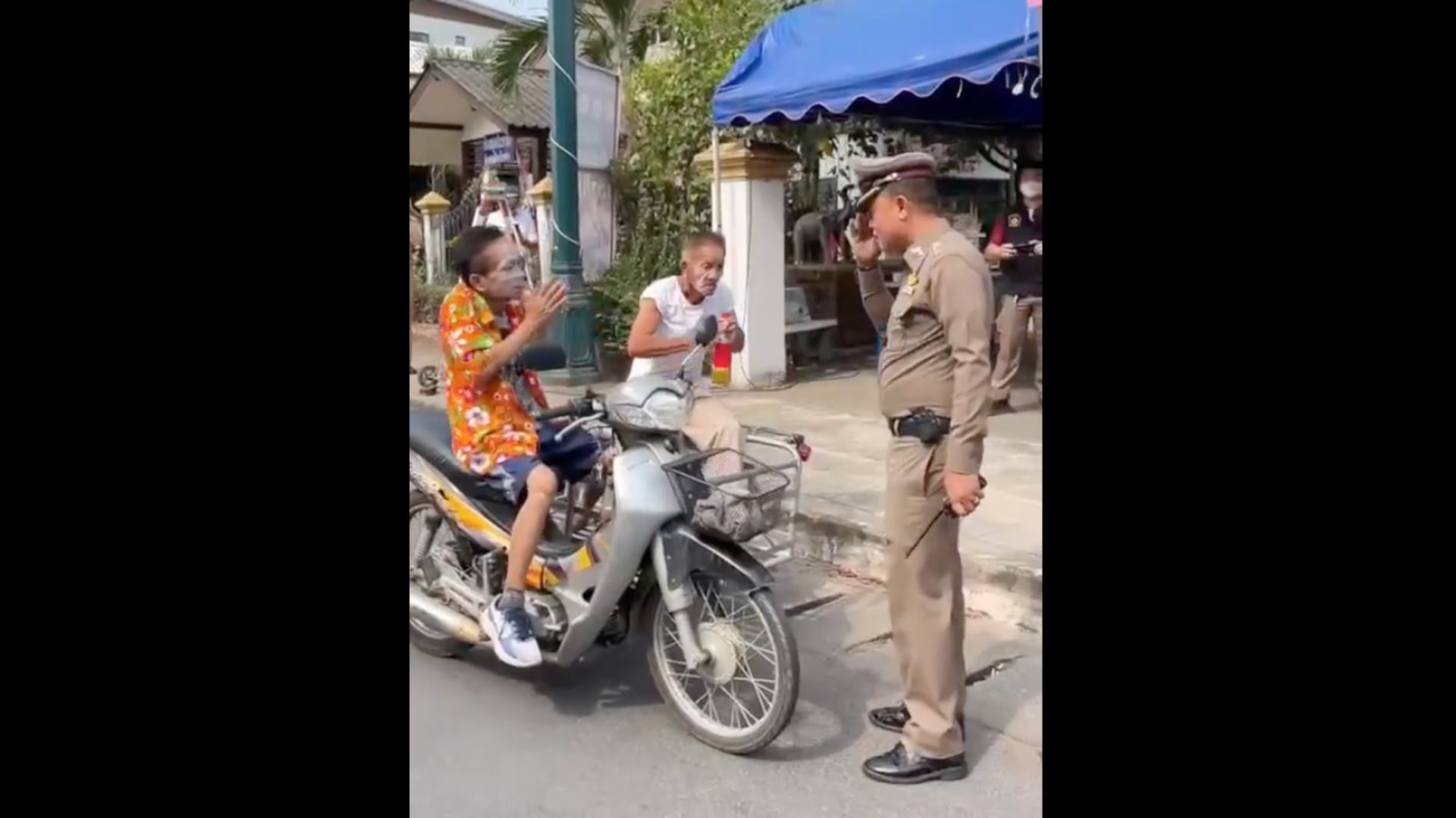 Skit at Police Checkpoint